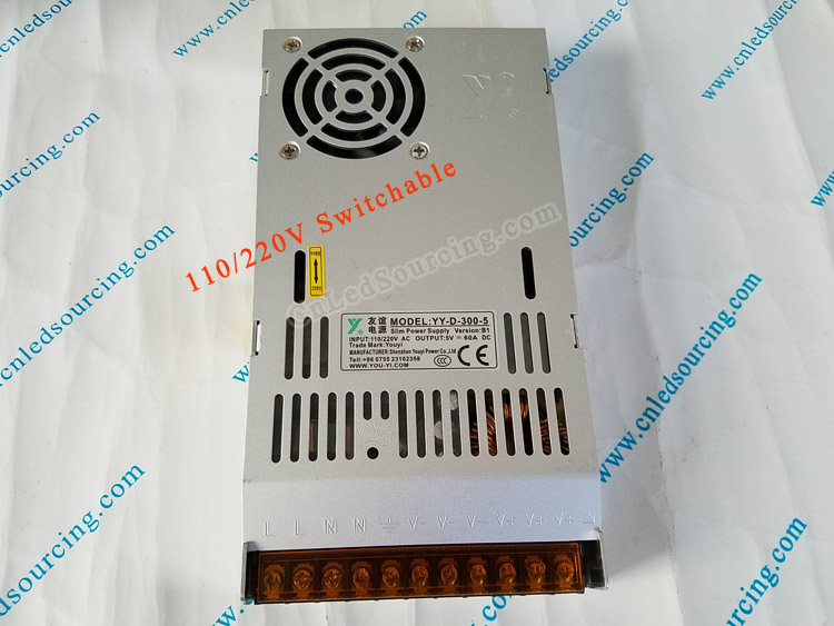 YY-D-300-5 YouYi LED Slim Switching Power Supply - Click Image to Close